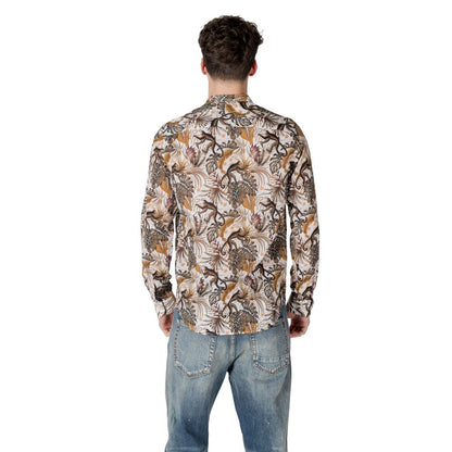 Gianni Lupo Multicolor Cotton Pattern Shirt