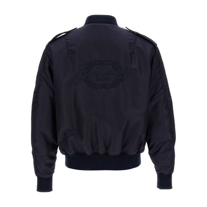 Givenchy Blue Polyamide Bomber