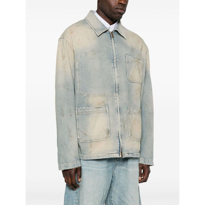 Golden Goose Coats Clear Blue
