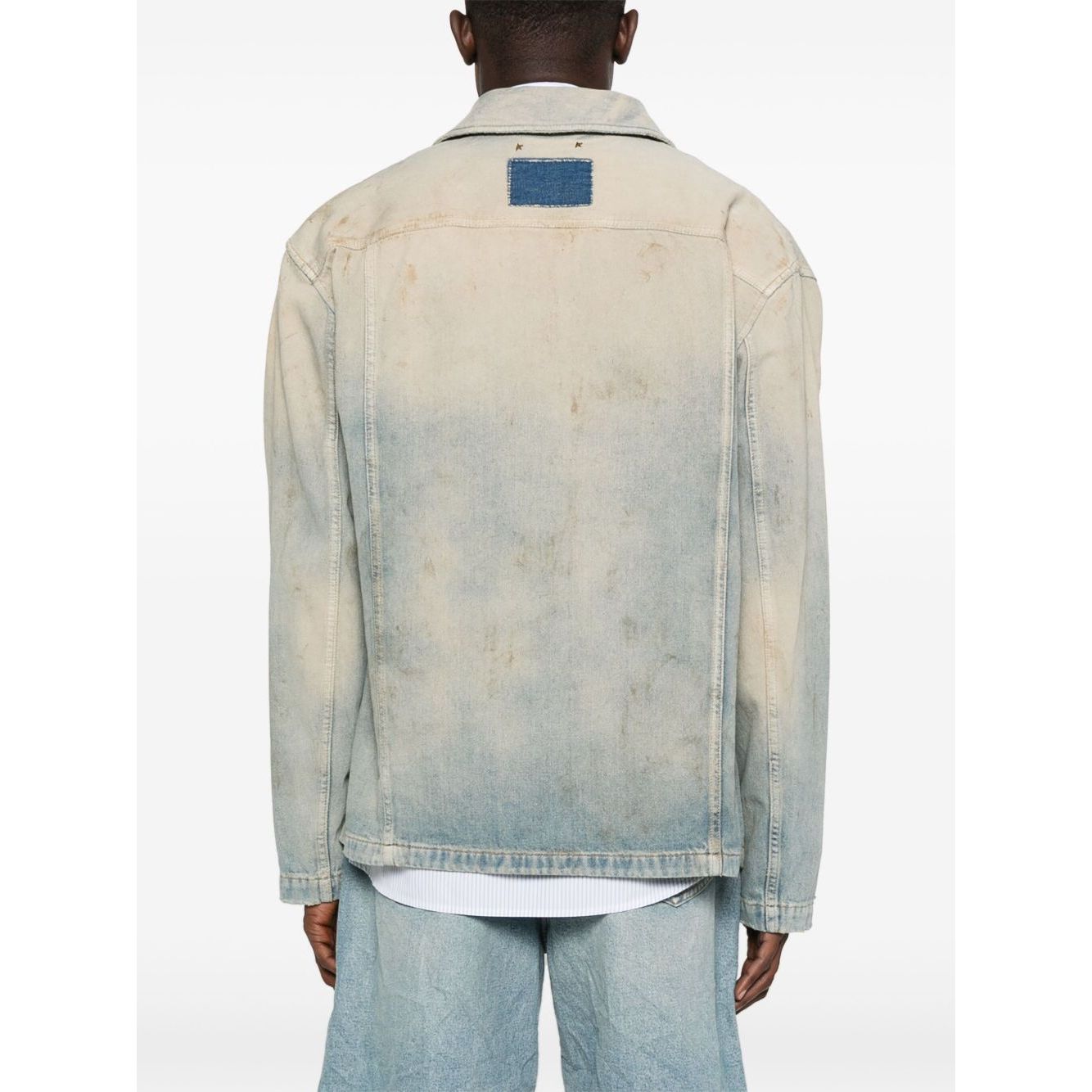 Golden Goose Coats Clear Blue