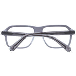 Front view of Guess Gray Men Glasses Frame in full-rim rectangle style with grey plastic material and spring hinge.