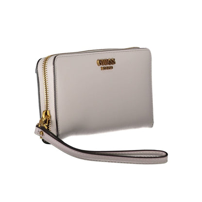 Guess Jeans Grigio Poliuretano Women Wallet Guess Jeans