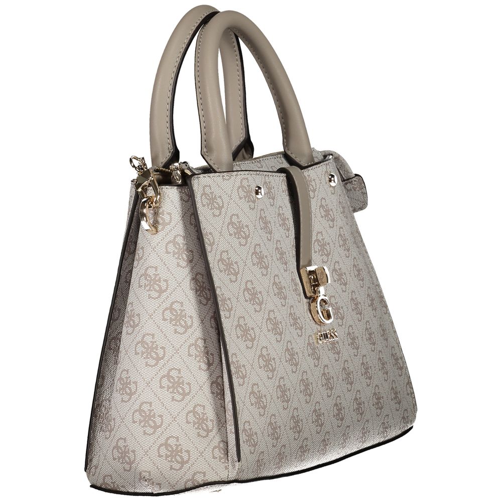 Guess Jeans Grigio Polyurethane Women Handbag