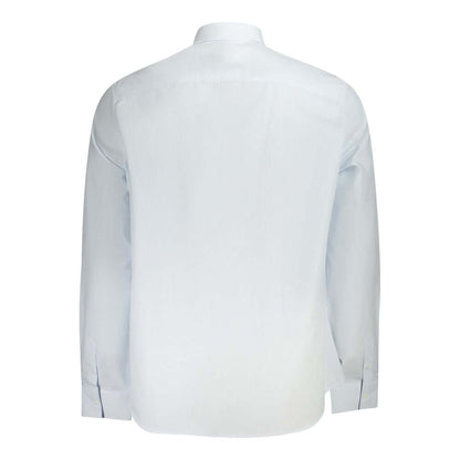 Guess Jeans Light Blue Cotton Men Shirt