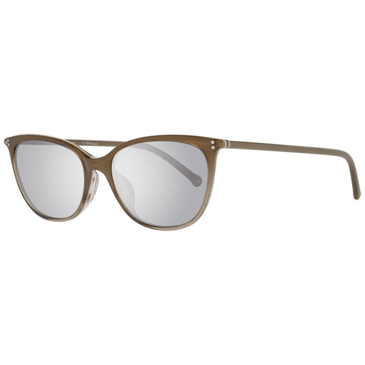 Hally&Son Brown Plastic Sunglasses Hally&Son