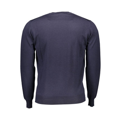 Harmont & Blaine Blu Wool Mens Sweater