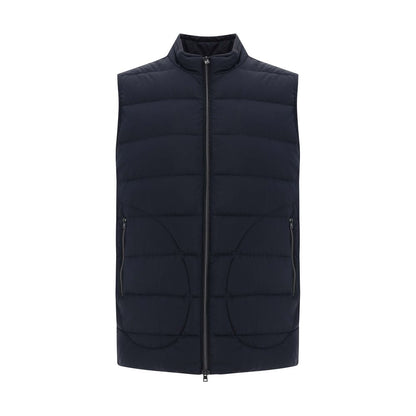 Herno Black Polyamide Sleveless Jacket