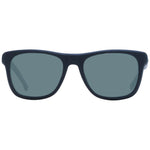 Hugo Boss Black Men Sunglass with black metal frame and green gradient lenses for UV protection, full-rim rectangle design style.