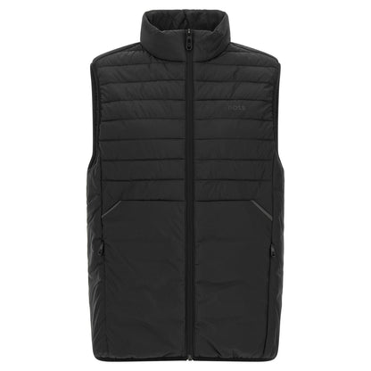 Hugo Boss Black Polyester Sleeveless Jacket