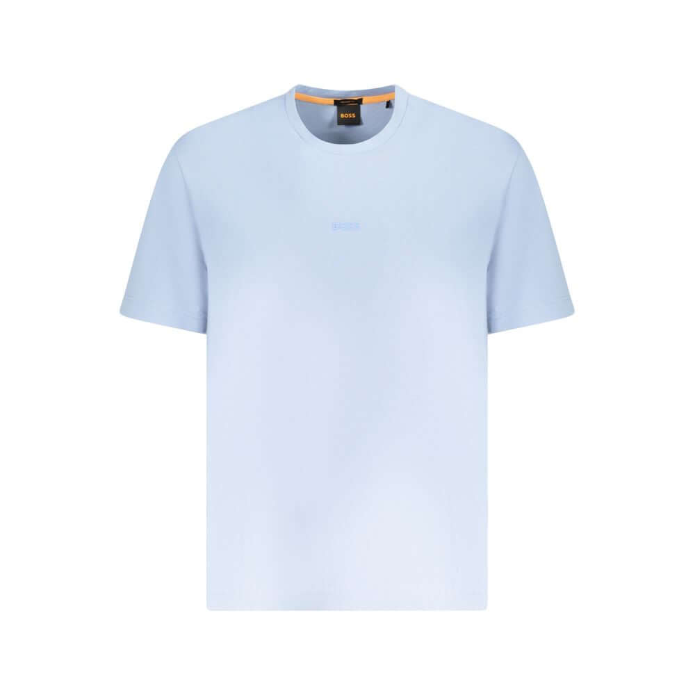 Hugo Boss Blue Cotton Men T-Shirt