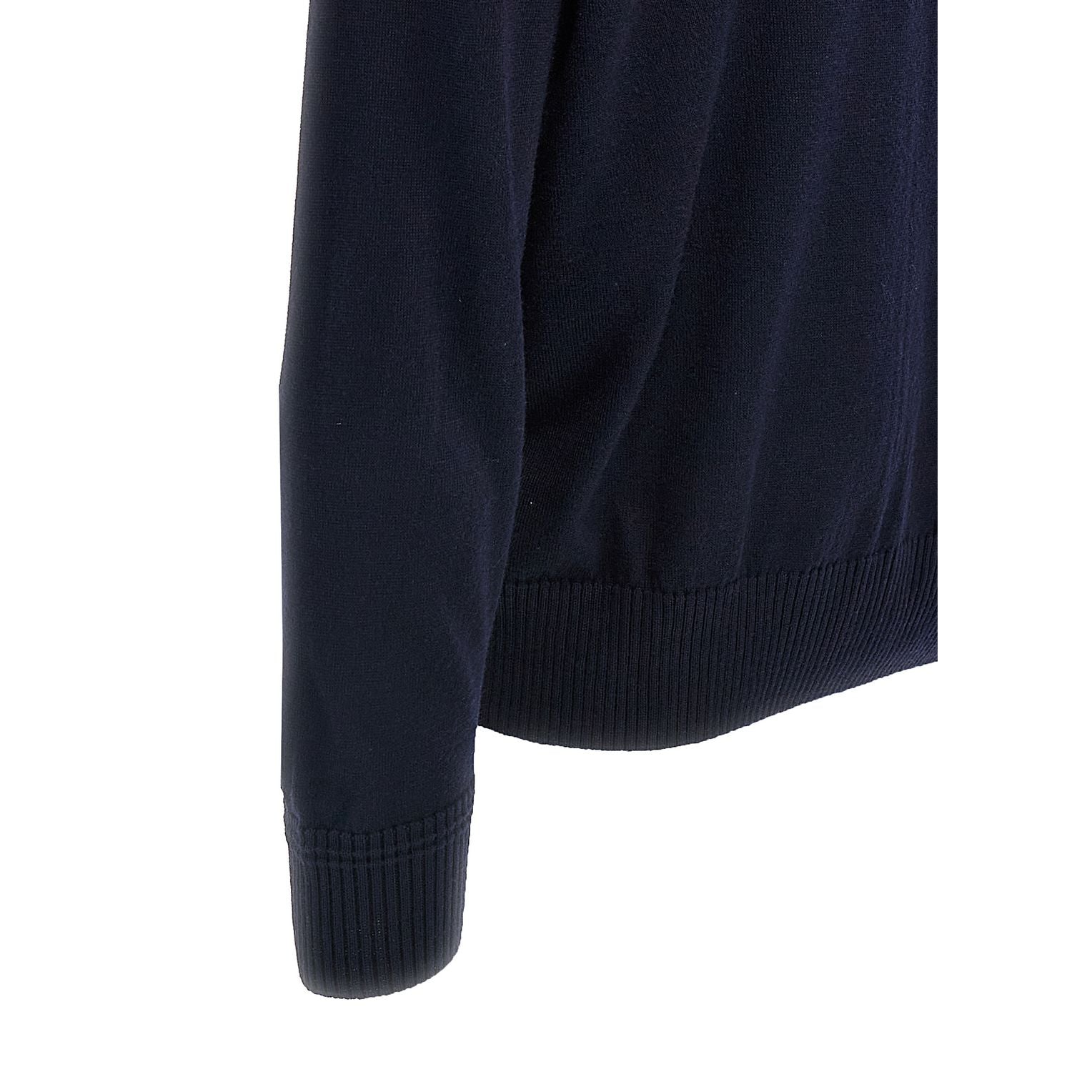 Hugo Boss Blue Wool Cardigan