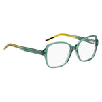 Hugo Boss Green Acetate Frames for women, model HG1250IWBF217, with measurements 52/17/140mm, featuring elegant green acetate material.
