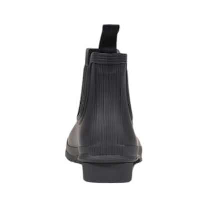 Hunter Black Recycled Polyester Ankle Boots Hunter