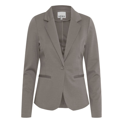 ICHI Beige Polyester Blazer ICHI