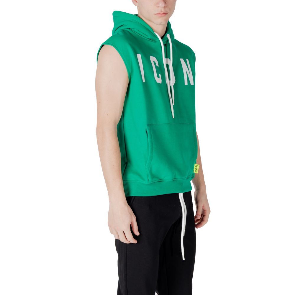 Icon Green Cotton Hoodie