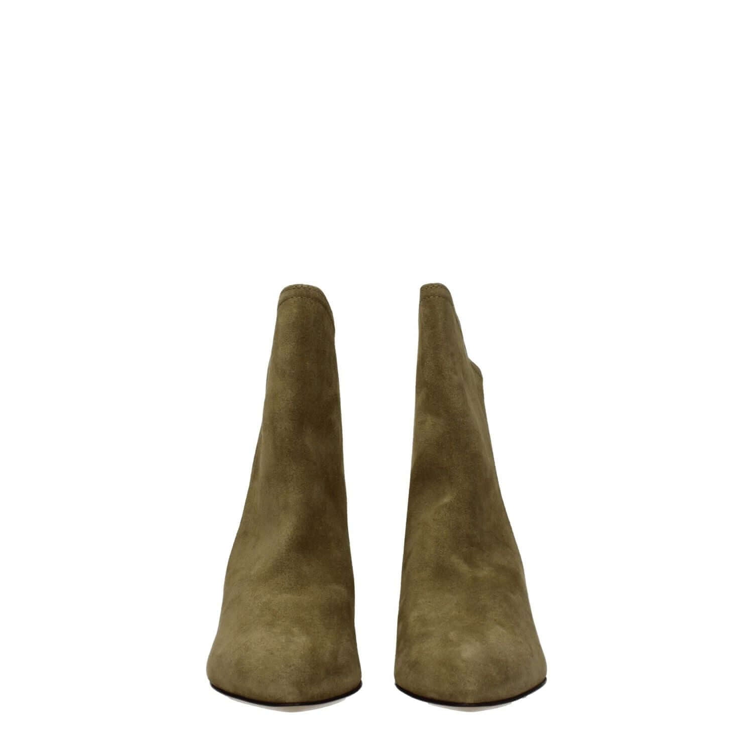 Isabel Marant Gray Leather Ankle Boots