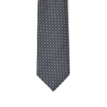 Jil Sander Gray Silk Ty