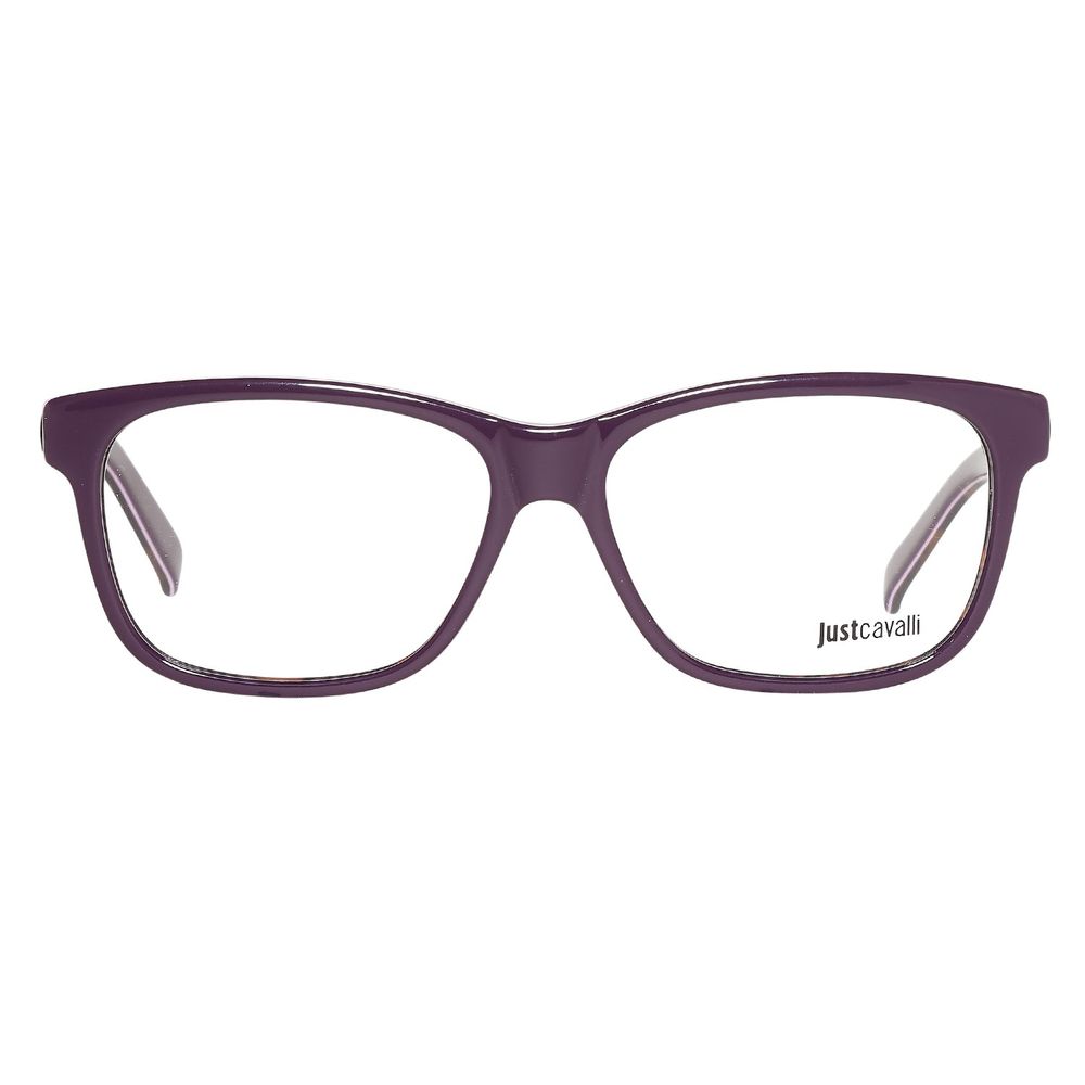 Just Cavalli Purple Plastic Frames JC0619-083-53, unisex eyeglasses with a stylish design, 53mm lens, purple color.