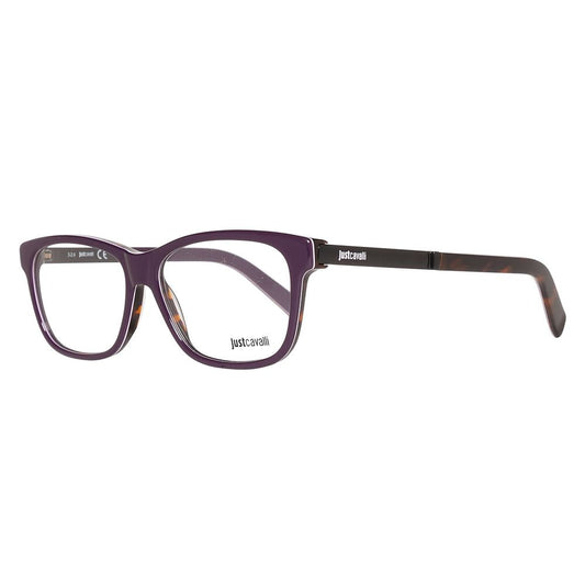 Just Cavalli Purple Plastic Frames JC0619-083-53 unisex glasses, 53/14/145 mm size, stylish eyewear.
