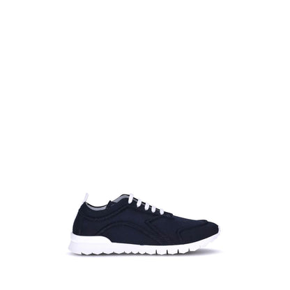 Kiton Black Cotton Athletic Sneakers
