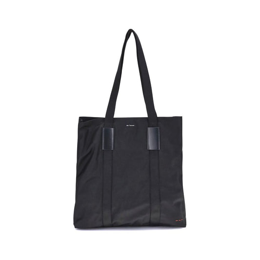 Kiton Black Nylon Handbag Kiton