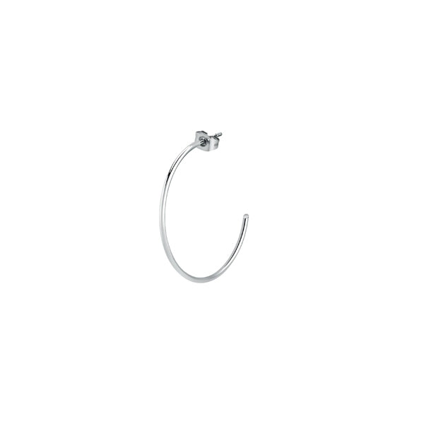 LA PETITE STORY JEWELRY Mod. LPS02AQM11 silver hoop earring