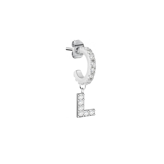 LA PETITE STORY JEWELRY Mod. LPS02ARQ63 earring with letter L pendant