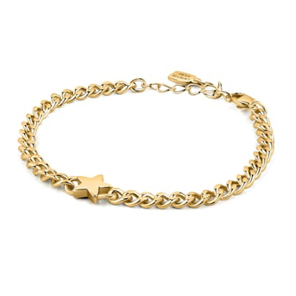 LA PETITE STORY JEWELRY Mod. LPS05ARR77 gold chain bracelet with star charm