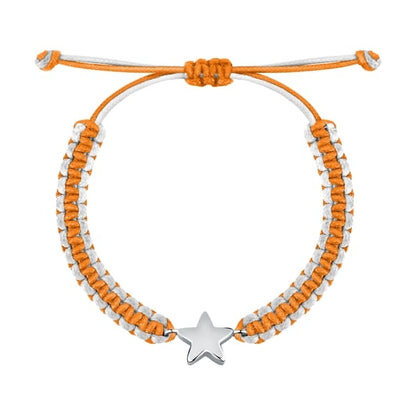 LA PETITE STORY JEWELRY Mod. LPS05ARR79 orange bracelet with star charm