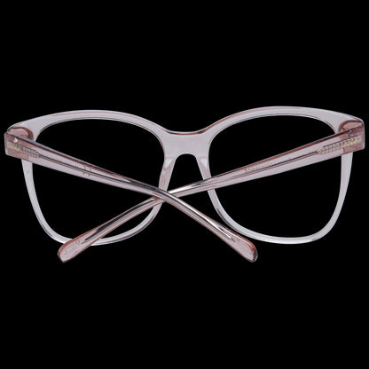 Clear eyeglass frames on black background, stylish and modern design