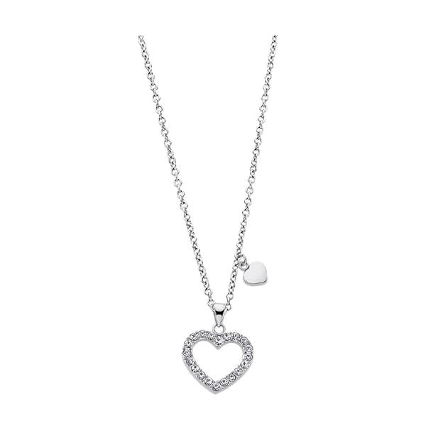 LOTUS JEWELS JEWELRY Mod. LS2026-1/1 heart-shaped necklace with pendant