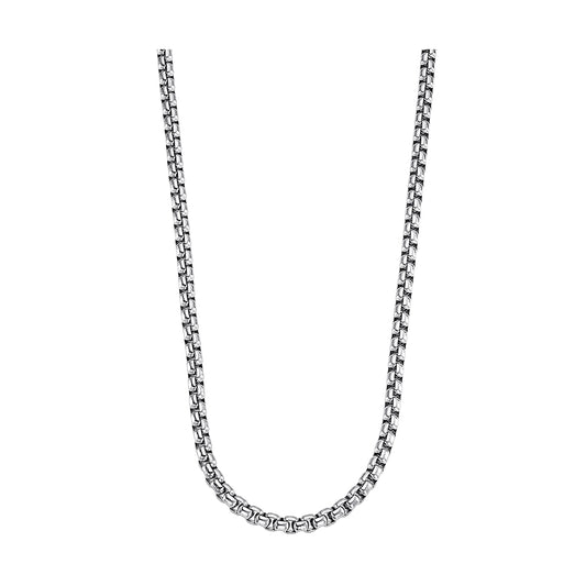 Silver chain necklace LOTUS JEWELS JEWELRY Mod. LS2298-1/1 displayed against a white background.