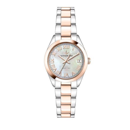 LUCIEN ROCHAT MOD. R0453114503 ladies wristwatch with silver case and mother of pearl dial, quartz movement.