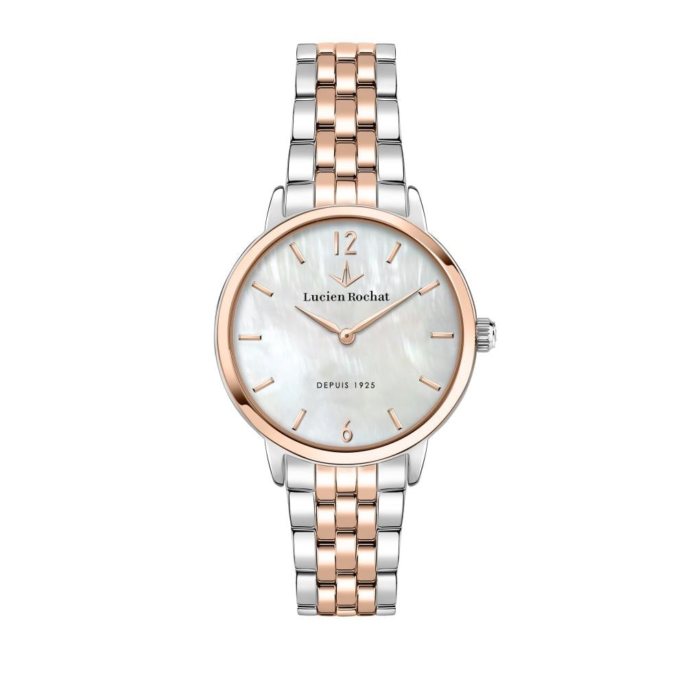 Alt Tag: LUCIEN ROCHAT MOD. R0453115508 silver lady wristwatch with quartz movement