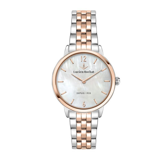 Alt Tag: LUCIEN ROCHAT MOD. R0453115508 silver lady wristwatch with quartz movement