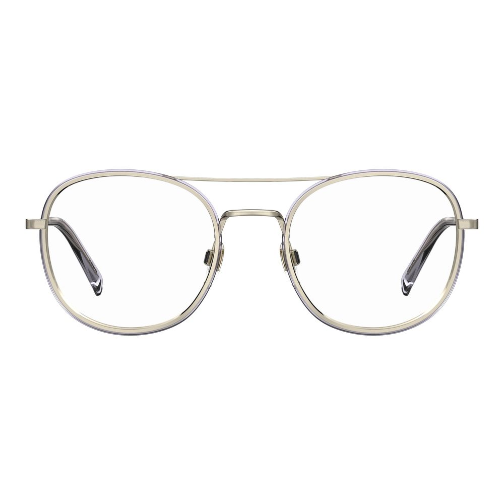 Levi's Purple Metal Frames, unisex glasses model LV-1025-789 with lilac metal frame, size 52/21/145 mm for stylish wear.
