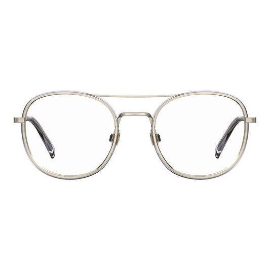 Levi's Purple Metal Frames, unisex glasses model LV-1025-789 with lilac metal frame, size 52/21/145 mm for stylish wear.