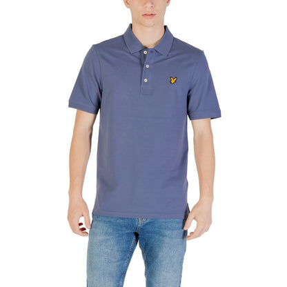 Lyle & Scott Blue Cotton Polo Shirt