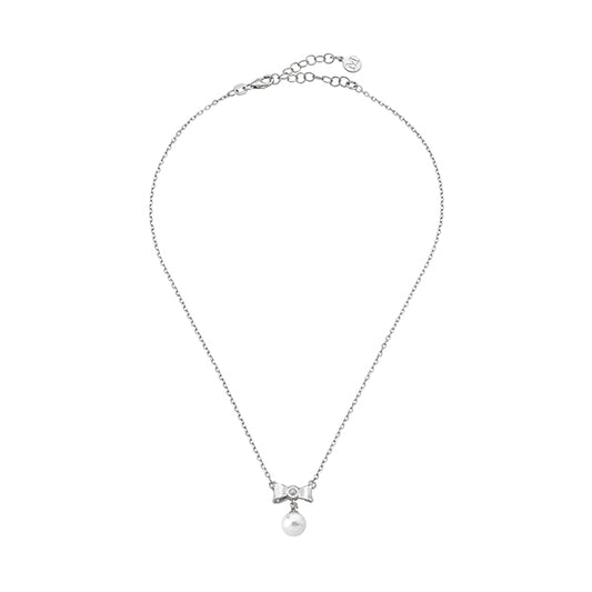MAJORICA JEWELRY Mod. 16032.01.2.000.010.1 elegant necklace with pearl pendant on white background