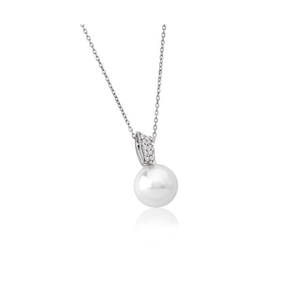 MAJORICA JEWELRY Mod. 16355.01.2.000.010.1 elegant pearl necklace with silver chain