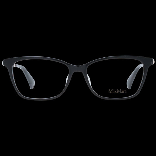 MAX MARA MOD. MM5086-D 54001 women's eyeglasses in black, elegant fashion eyewear for ladies.