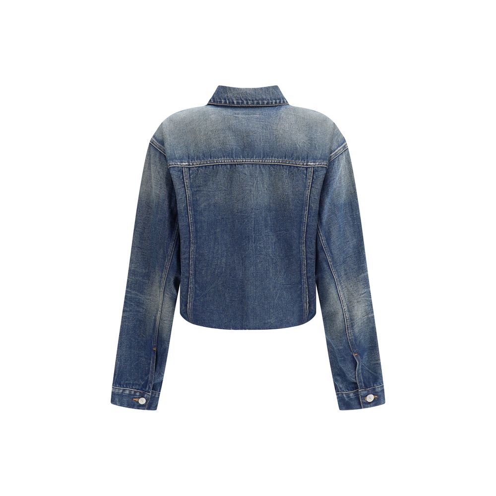 MM6 Blue Cotton Denim Jacket