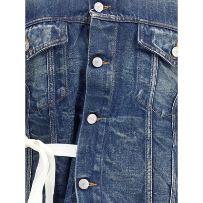 MM6 Blue Cotton Denim Jacket MM6