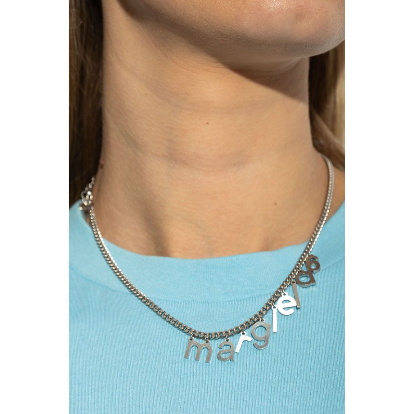 MM6 Maison Margiela logo-lettering necklace