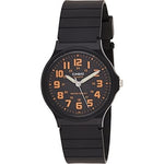 CASIO COLLECTION 3 ATM water-resistant quartz wristwatch with resin strap and case, suitable for men, shown in official packaging.