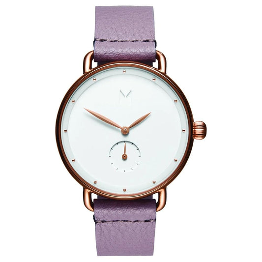 MVMT Purple Leather Dress Watch MVMT