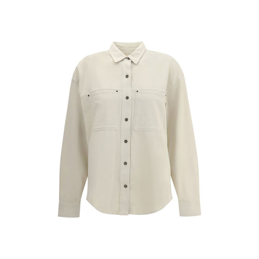 Marant Etoile White Cotton Dress Shirt