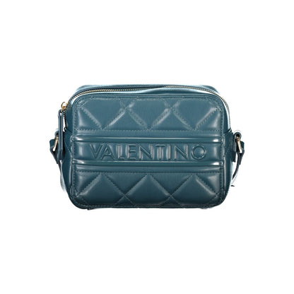 Mario Valentino Green Polyethylene Women Handbag with adjustable strap and zip closure