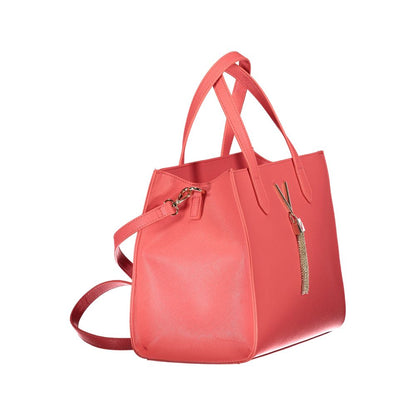 Mario Valentino Pink Polyethylene Handbag with handles and removable strap