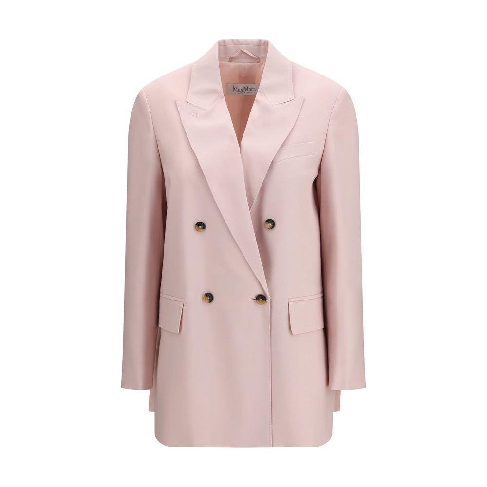 Max Mara Multicolor Fleece Wool Blazer 1728,72470364320,Blazers - Suits & Blazers - Clothing,Clothing,IT38 | S,IT40 | M,IT42 | L,Max Mara,Multicolor,New with tags,Suits & Blazers - Clothing,Women